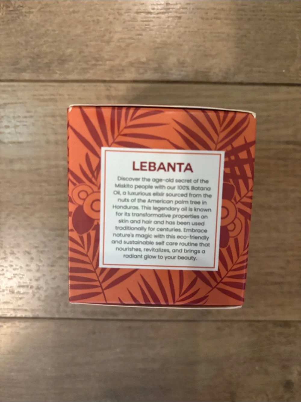 100% Raw Batana Oil Paste Hair Mask - Orange